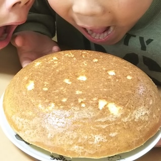 ホットケーキミックスで作る炊飯器カステラ